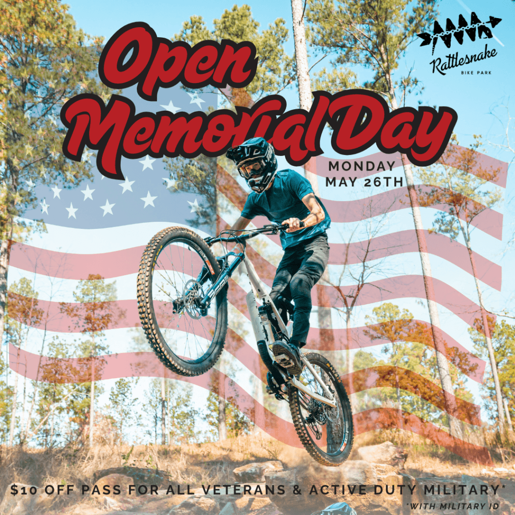 Open Memorial Day / Veterans & Active Duty Military Discount