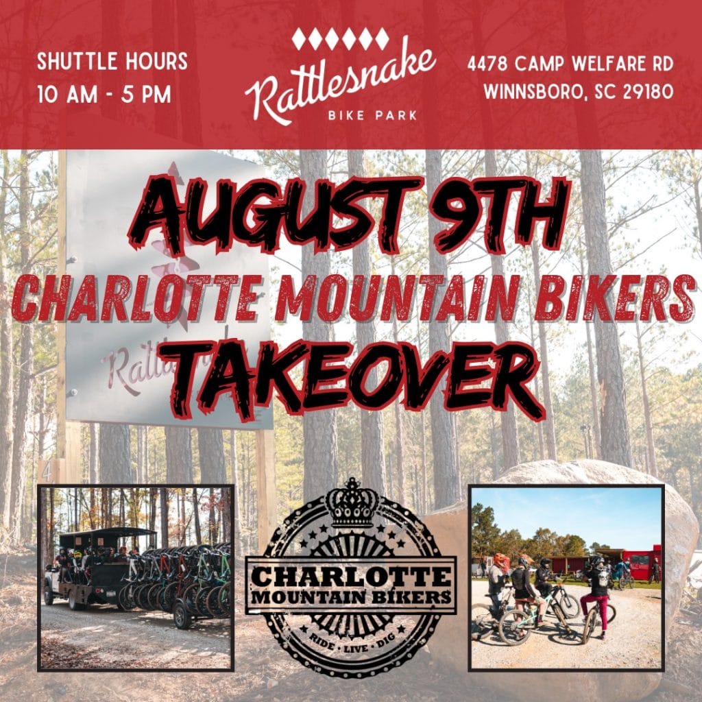 Charlotte Mountain Bikers Takeover