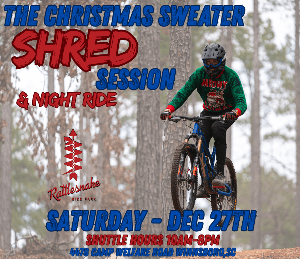 Christmas Sweater Shred Session & Night Ride